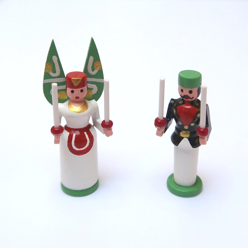 Leuchterpaar, Miniatur im Maßstab 1zu12