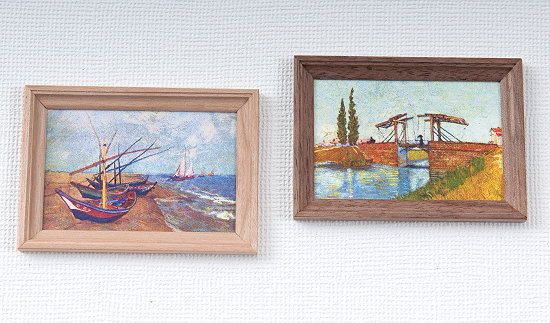 Bilder, rechteckig, Puppenstubenminiatur 1zu12