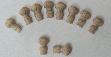 Möbelknopf / Türknauf, 4,8 mm, Puppenstubenminiatur 1zu12