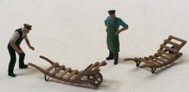 Holzschubkarre, Miniatur 1zu43, Spur 0