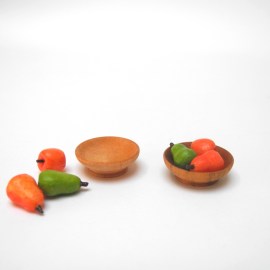 Obstschale, Miniatur im Maßstab 1zu12