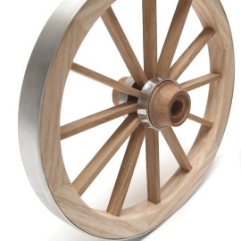 Speichenrad, Detailbild, Durchmesser 80 mm