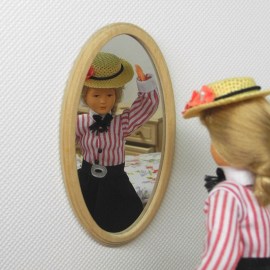 Wandspiegel, Puppenstubenzubehör im Maßstab 1zu12