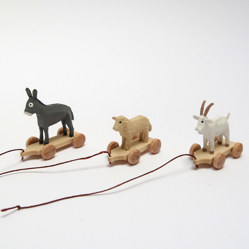 Ziehtiere, Miniaturen im Maßstab 1zu12
